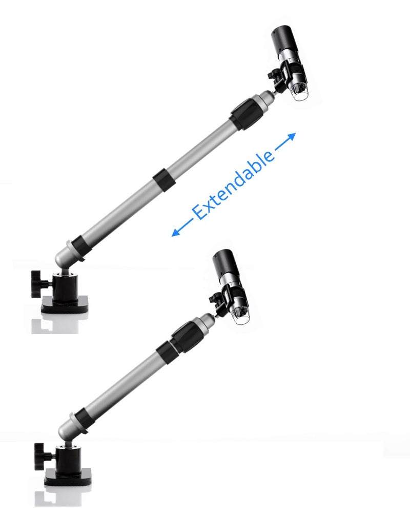 PC GEARS Versatile Positioning Stand for USB Microscopes with C-Clamp Base - Image 5